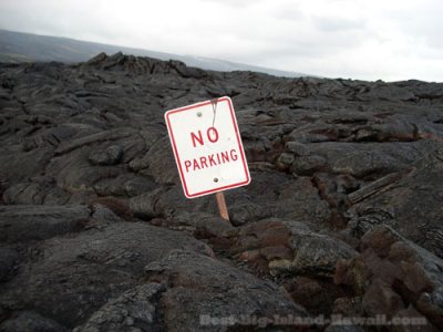 Lava Flow Hawaii No Parking