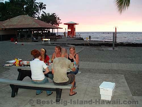 Kahaluu Beach Park Big Island Hawaii