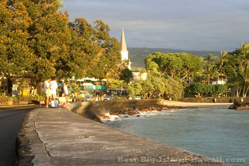 Kona Hawaii Seawall