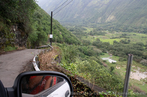 Waipio Valley Hawaii Road