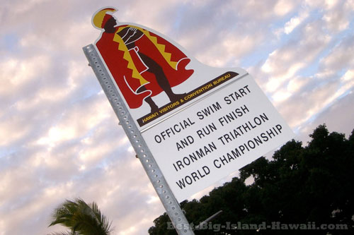 Ironman Kona Start Finish Sign