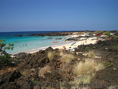 Manini'owali Beach at Kua Bay in Kona, Big Island, Hawaii