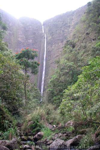 Waipio Valley Hawaii Waterfall
